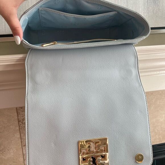 Mint blue Tory Burch satchel - Picture 5 of 7